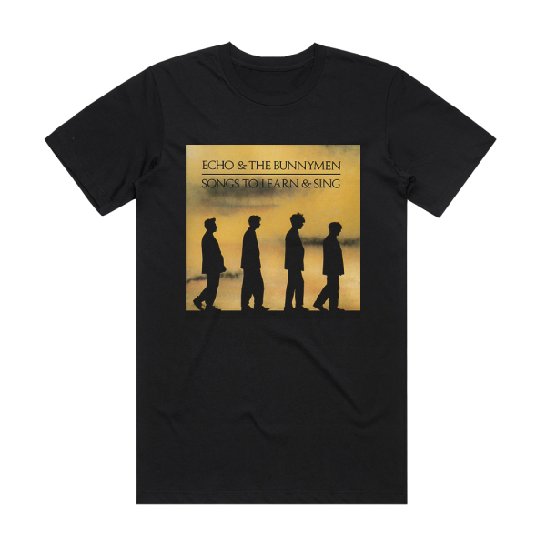 Echo & The Bunnymen Songs To Learn Sing Album Cover T-Shirt Black