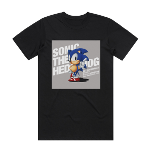 Masato Nakamura Sonic The Hedgehog 12 Soundtrack Album Cover T-Shirt Black