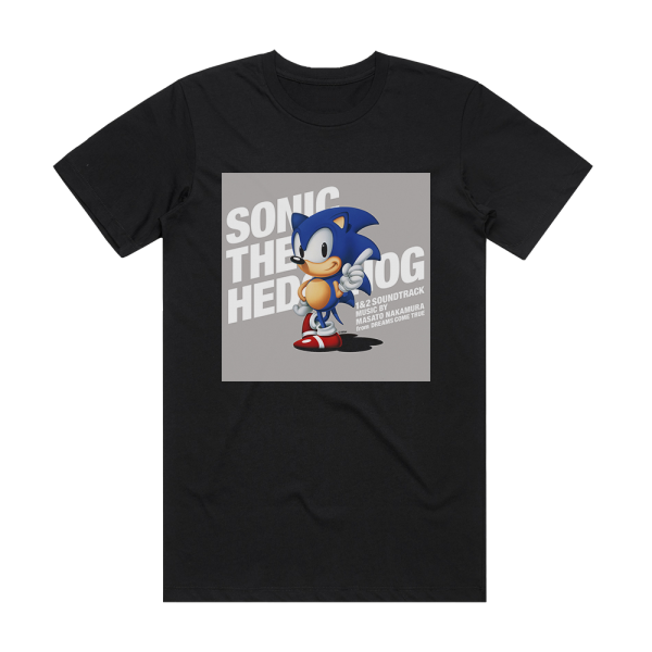 Masato Nakamura Sonic The Hedgehog 12 Soundtrack Album Cover T-Shirt Black