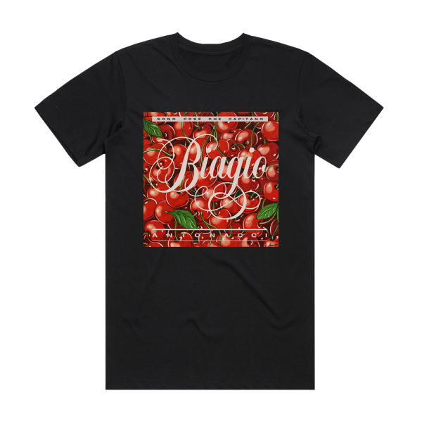 Biagio Antonacci Sono Cose Che Capitano Album Cover T-Shirt Black