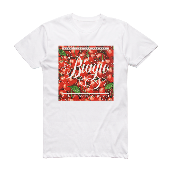 Biagio Antonacci Sono Cose Che Capitano Album Cover T-Shirt White