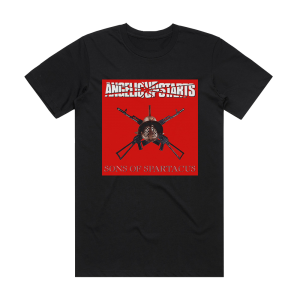 Angelic Upstarts Sons Of Spartacus Album Cover T-Shirt Black