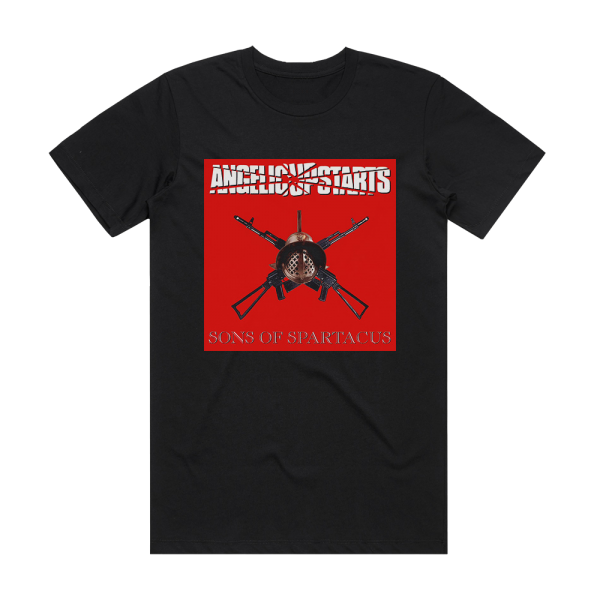 Angelic Upstarts Sons Of Spartacus Album Cover T-Shirt Black