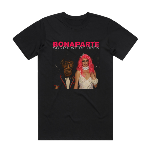 Bonaparte Sorry Were Open Album Cover T-Shirt Black