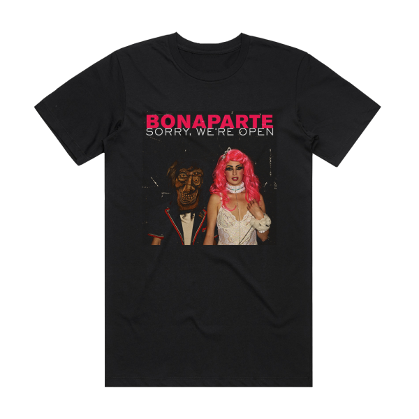 Bonaparte Sorry Were Open Album Cover T-Shirt Black