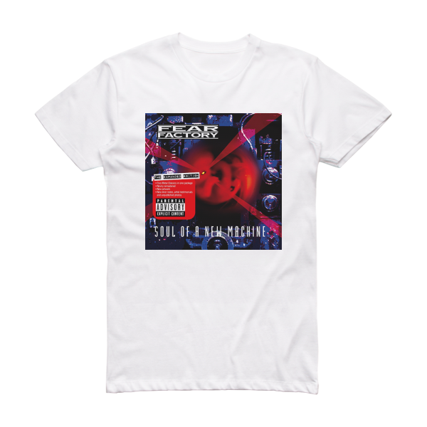 Fear Factory Soul Of A New Machine 2 Album Cover T-Shirt White