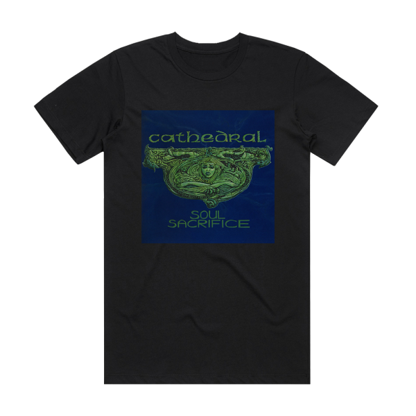 Cathedral Soul Sacrifice Album Cover T-Shirt Black