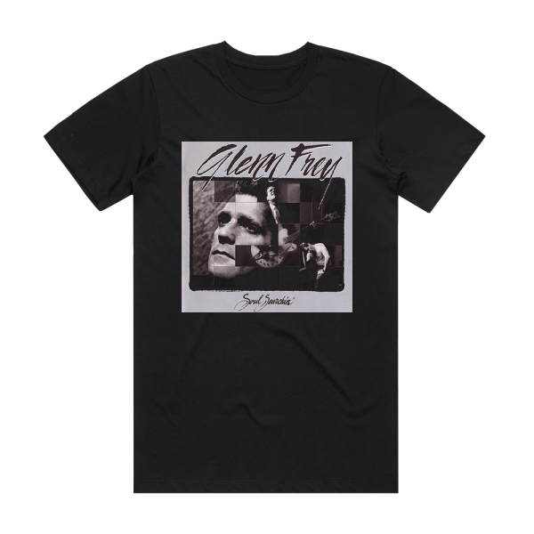 Glenn Frey Soul Searchin Album Cover T-Shirt Black