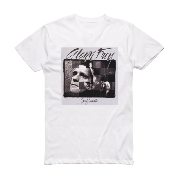 Glenn Frey Soul Searchin Album Cover T-Shirt White