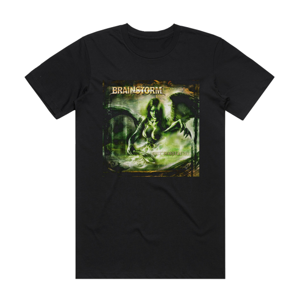 Brainstorm Soul Temptation Album Cover T-Shirt Black