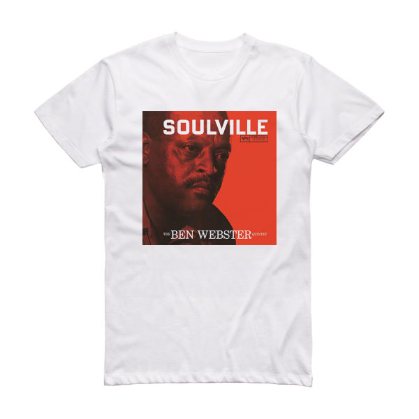Ben Webster Soulville Album Cover T-Shirt White