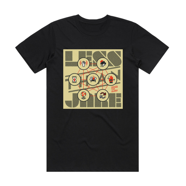 Less Than Jake Sound The Alarm Album Cover T-Shirt Black