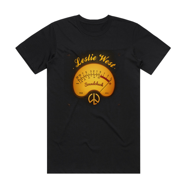 Leslie West Soundcheck Album Cover T-Shirt Black