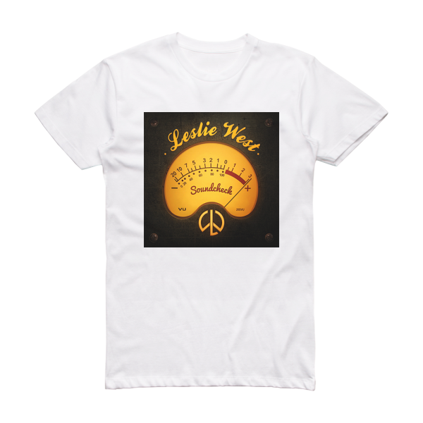 Leslie West Soundcheck Album Cover T-Shirt White