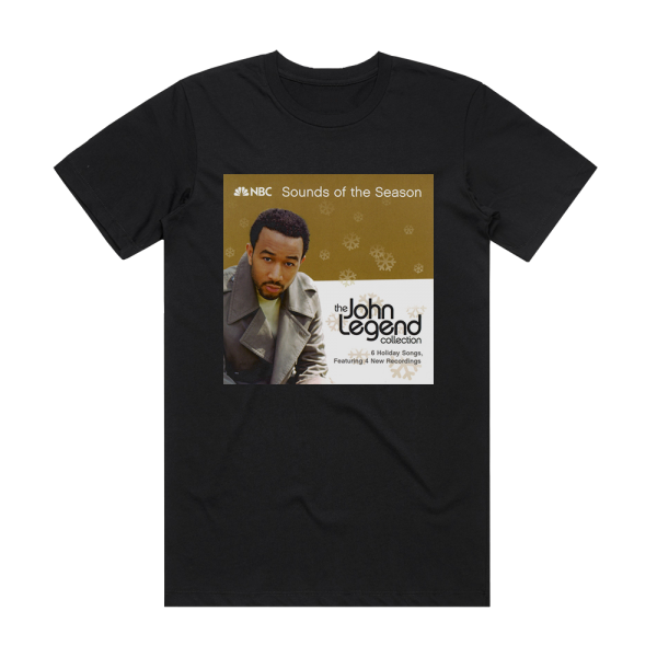 John Legend Sounds Of The Season The John Legend Collection Album Cover T-Shirt Black