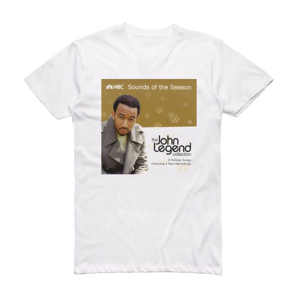 John Legend Sounds Of The Season The John Legend Collection Album Cover T-Shirt White