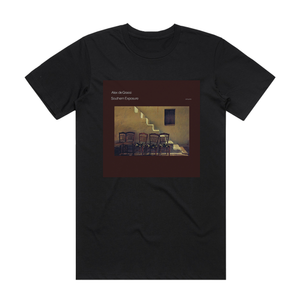 Alex de Grassi Southern Exposure Album Cover T-Shirt Black