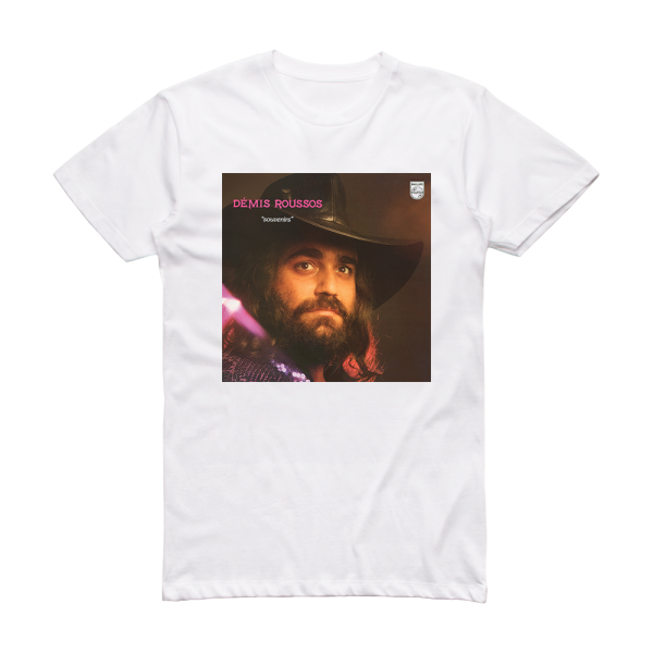 Demis Roussos Souvenirs Album Cover T-Shirt White