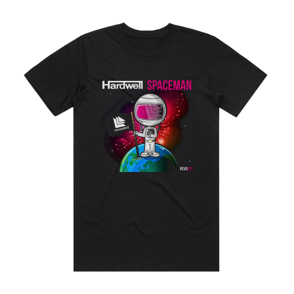 Hardwell Spaceman Album Cover T-Shirt Black