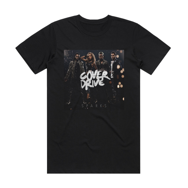 Cover Drive Sparks Album Cover T-Shirt Black
