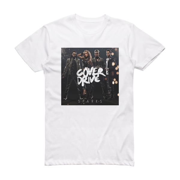 Cover Drive Sparks Album Cover T-Shirt White
