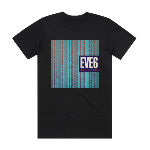 Eve 6 Speak In Code Album Cover T-Shirt Black