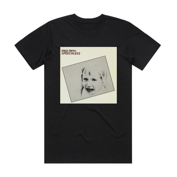 Fred Frith Speechless Album Cover T-Shirt Black