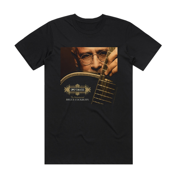 Bruce Cockburn Speechless Album Cover T-Shirt Black