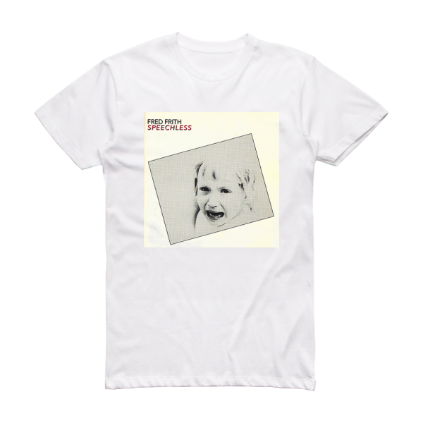 Fred Frith Speechless Album Cover T-Shirt White