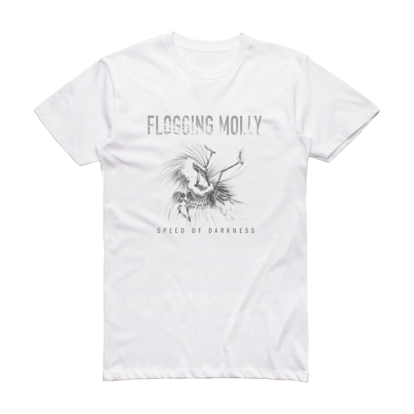 Flogging Molly Speed Of Darkness Album Cover T-Shirt White