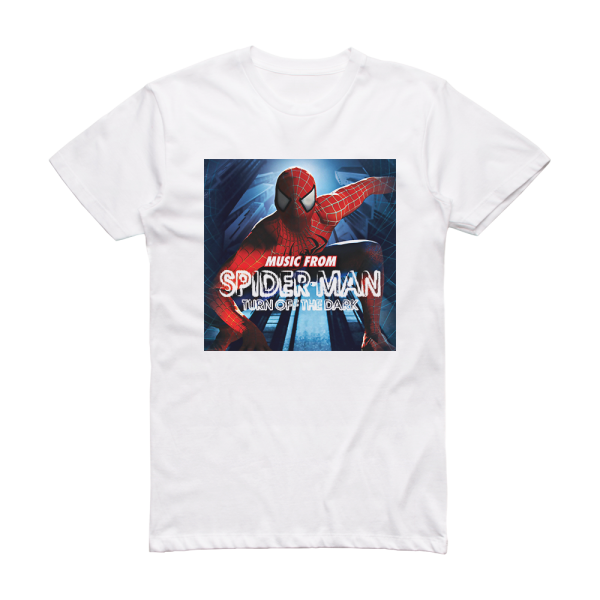 Bono Spider Man Turn Off The Dark Album Cover T-Shirt White