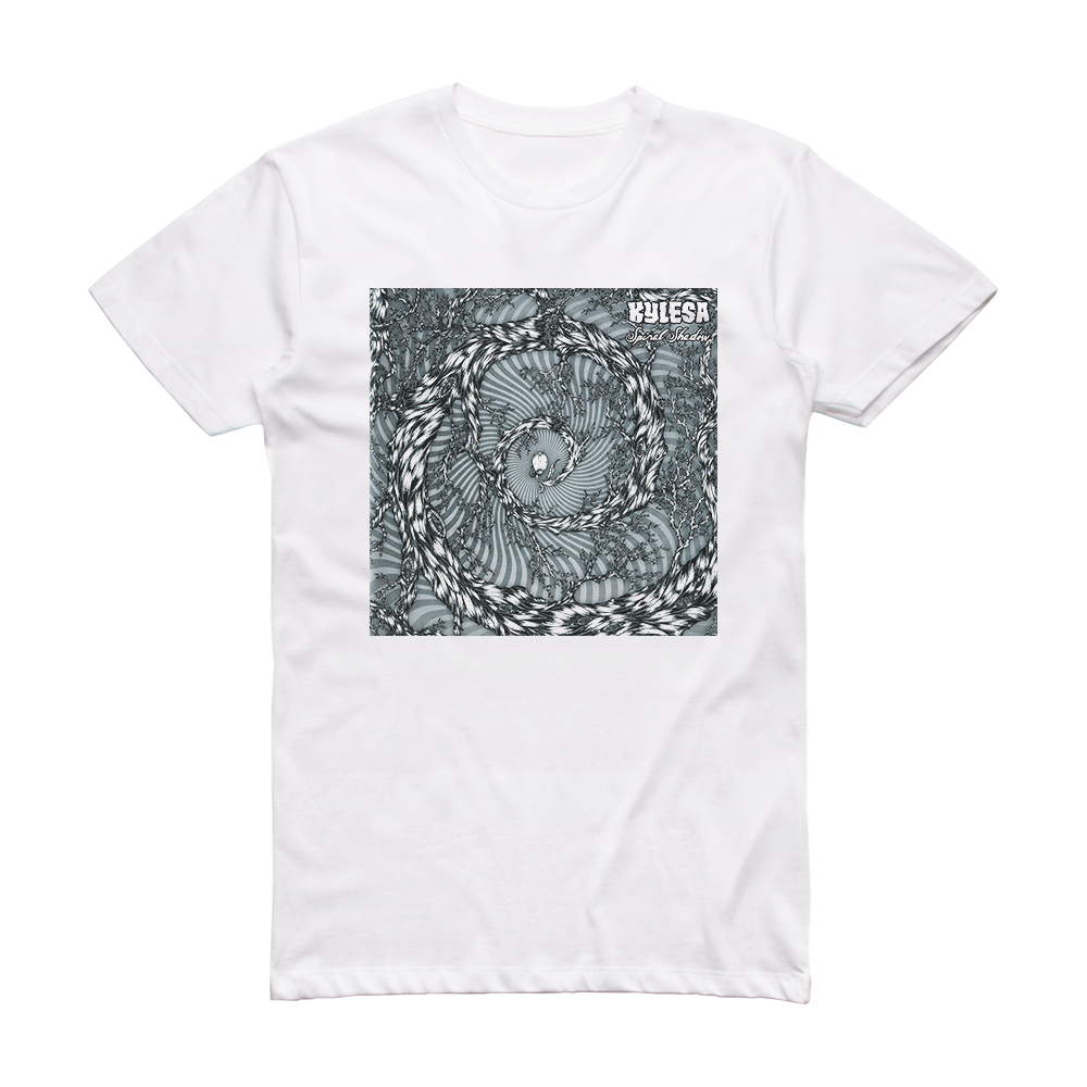 Kylesa Spiral Shadow Album Cover T-Shirt White – ALBUM COVER T-SHIRTS