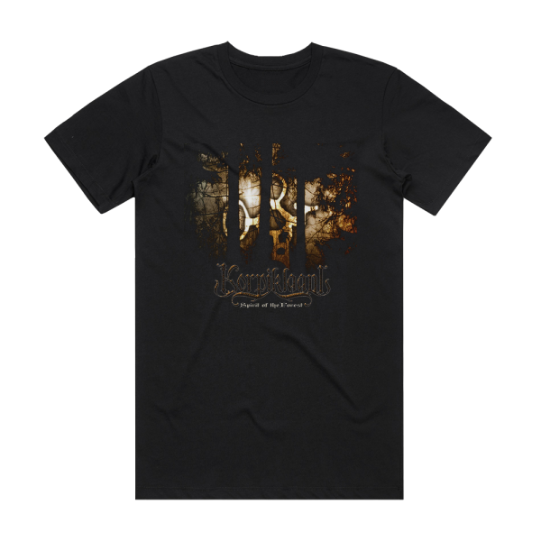 Korpiklaani Spirit Of The Forest Album Cover T-Shirt Black