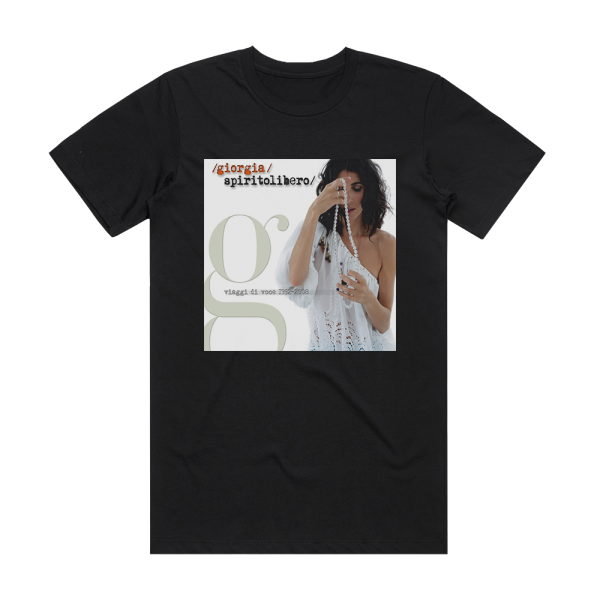 Giorgia Spirito Libero Album Cover T-Shirt Black