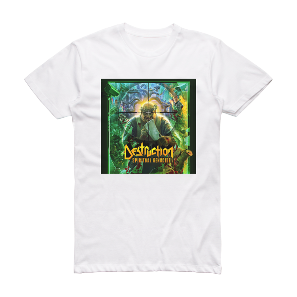 Destruction Spiritual Genocide Album Cover T-Shirt White