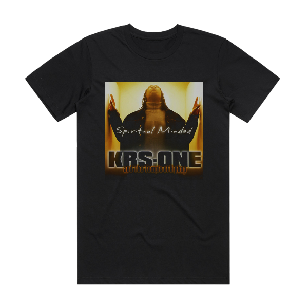 KRS‐One Spiritual Minded Album Cover T-Shirt Black