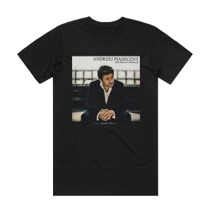 Andrzej Piaseczny Spis Rzeczy Ulubionych Album Cover T-Shirt Black
