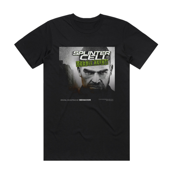 Michael McCann Splinter Cell Double Agent Album Cover T-Shirt Black