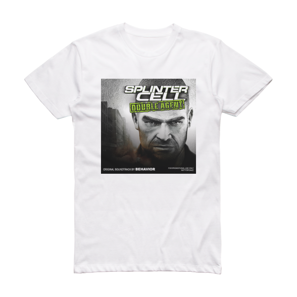 Michael McCann Splinter Cell Double Agent Album Cover T-Shirt White