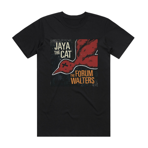 Jaya the Cat Split 7 Album Cover T-Shirt Black