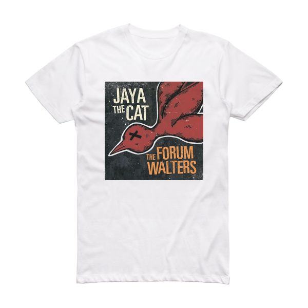 Jaya the Cat Split 7 Album Cover T-Shirt White