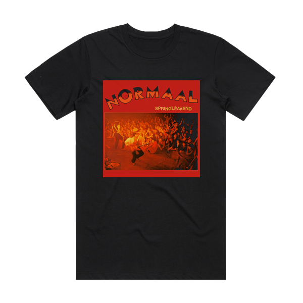 Normaal Springlavend Album Cover T-Shirt Black