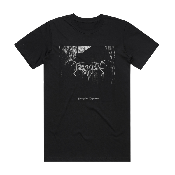 Forgotten Tomb Springtime Depression Album Cover T-Shirt Black