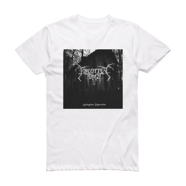 Forgotten Tomb Springtime Depression Album Cover T-Shirt White