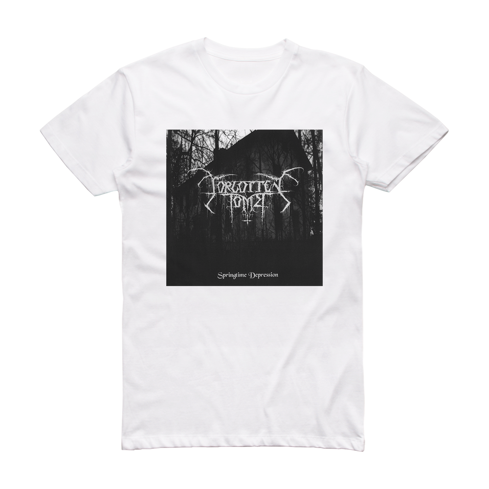 Forgotten Tomb Springtime Depression Album Cover T-Shirt White – ALBUM ...