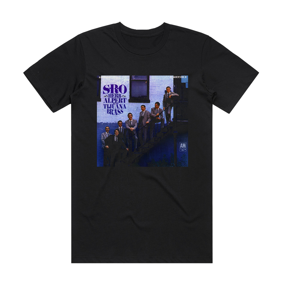 Herb Alpert and The Tijuana Brass Sro Album Cover T-Shirt Black – ALBUM ...