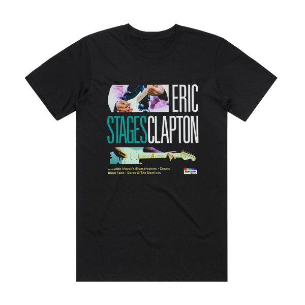 Eric Clapton Stages Album Cover T-Shirt Black