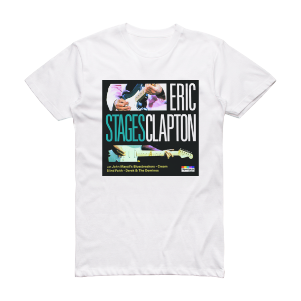 Eric Clapton Stages Album Cover T-Shirt White