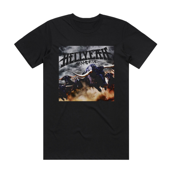 Hellyeah Stampede Album Cover T-Shirt Black