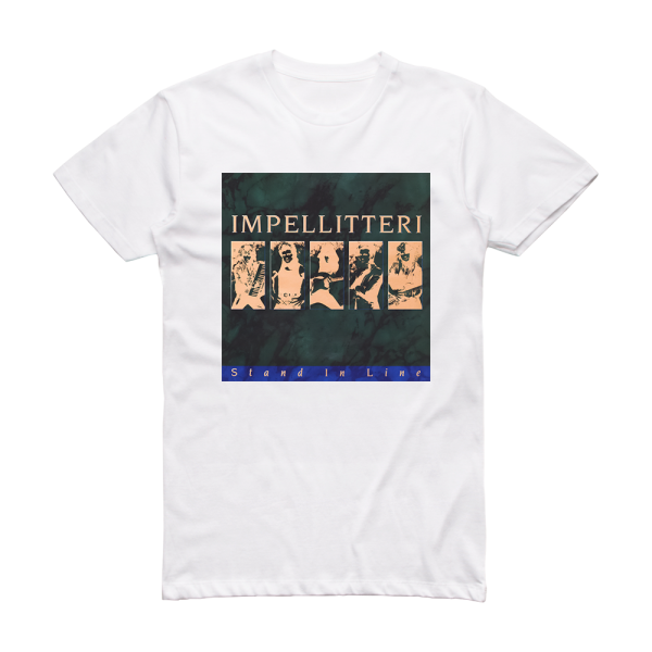 Impellitteri Stand In Line Album Cover T-Shirt White